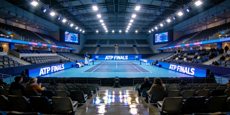 ATP年终总决赛举办地都灵室内球场照片